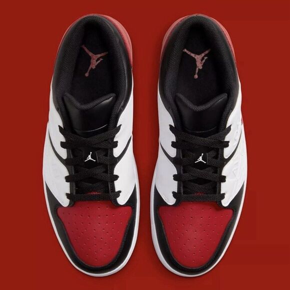 Nike Air Jordan NU Retro 1 Low Varsity Red Black Sneakers DV5141-601 Mens Sz 15 - Picture 5 of 12